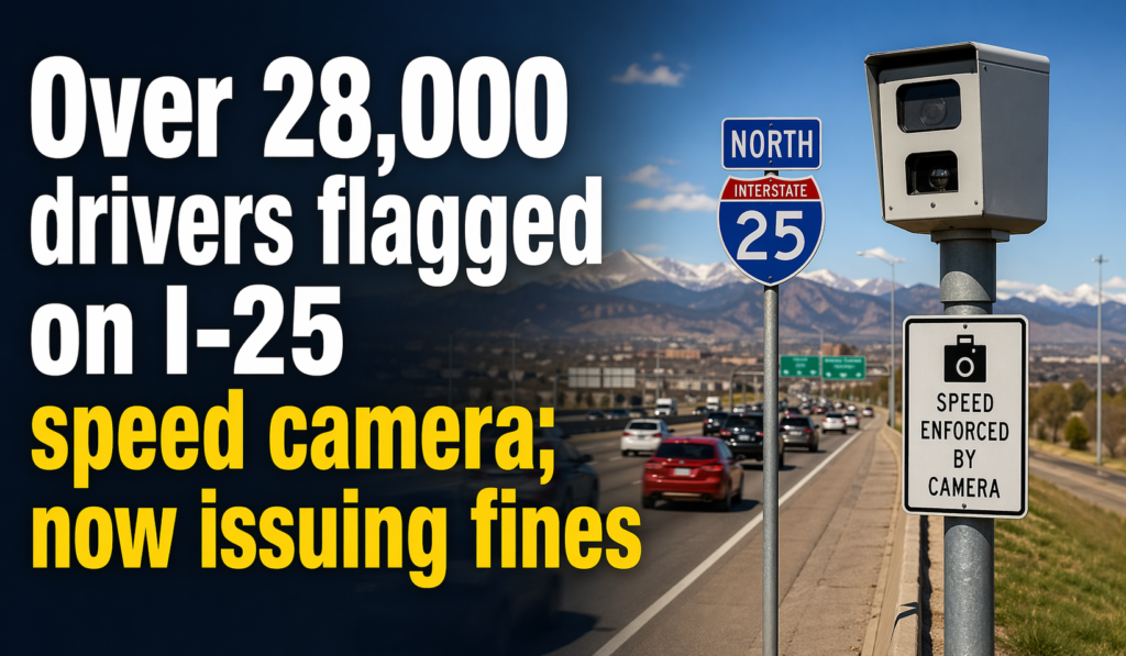 28,000 Drivers Got a Warning on I-25. Now the Fines Are Real