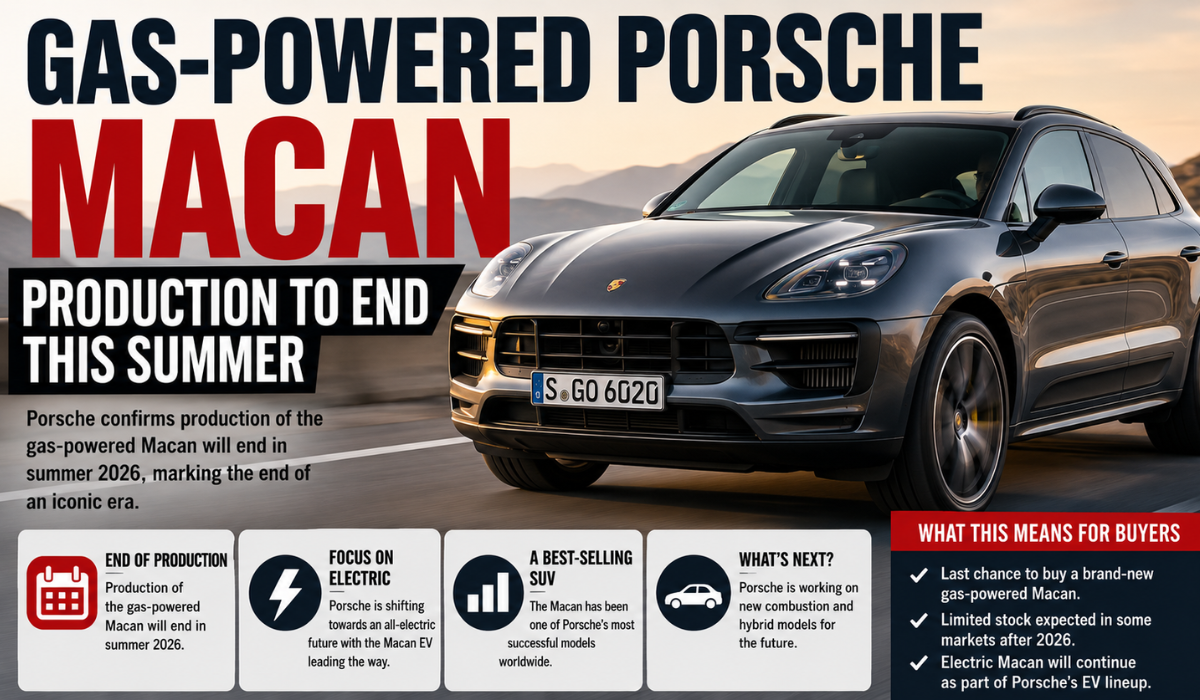 End of an Era Porsche Will Stop Making the Gas Powered Macan This Summer